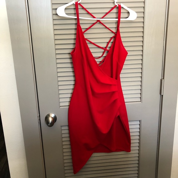 agaci red dress